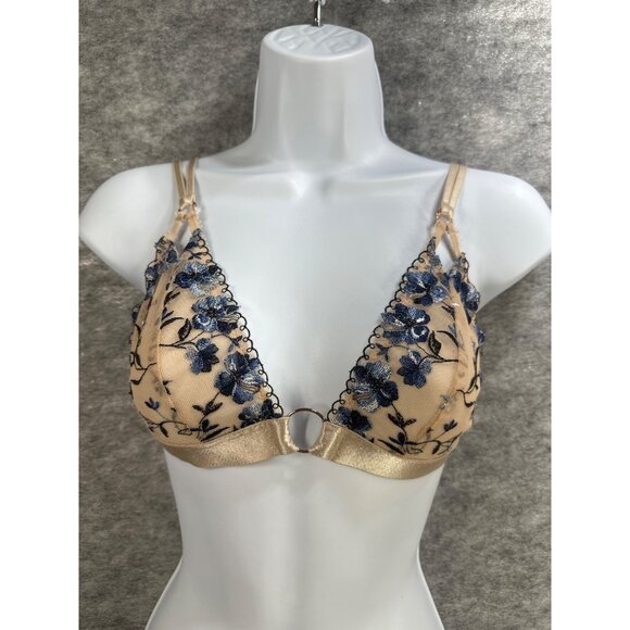 Sofia Intimates Other - Sofia Intimates Embroidered Lace Bralette Size S